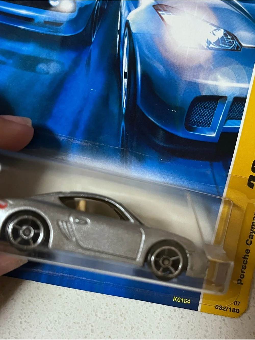 Hot Wheels Porsche Cayman S 2007 New Models Metal Flake Silver NIB